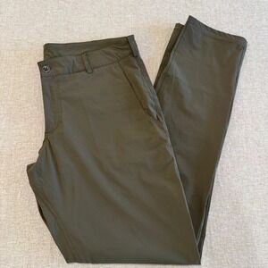 Rungne Harness Pants Mens XL Olive Green Stretch Performance Durable Outdoor